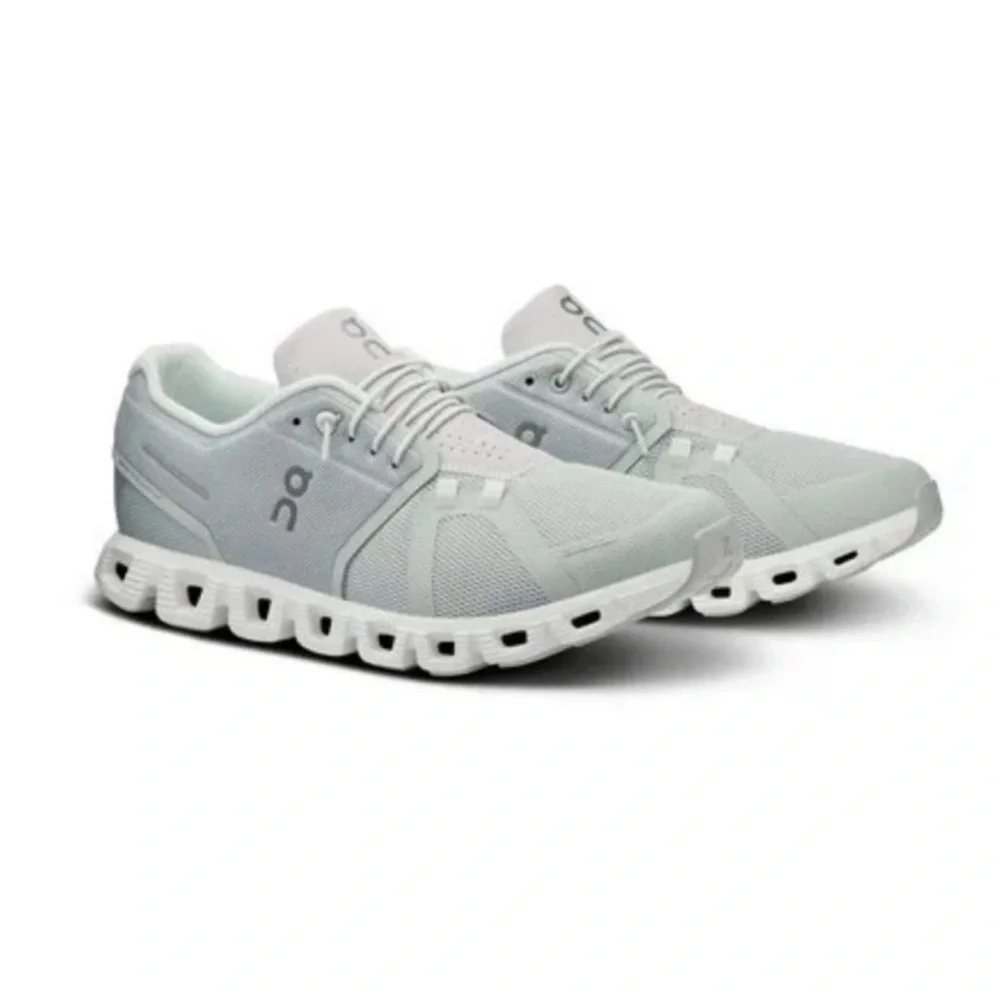 On Running Cloud 5 Glacier White Men's Running Shoes